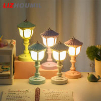 LIZHOUMIL โคมไฟโต๊ะข้างเตียง Led ย้อนยุค5V 2W ไฟกลางคืนแบตเตอรี่400Mah 3-levles หรี่แสง Usb โคมไฟตั้งโต๊ะตกแต่งห้อง