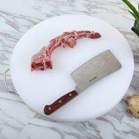 [COD] Chopping board environmental protection thickened plastic cutting sticky large chopping knife round hotel PE bone