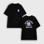 Áo thun Nam Nữ Local Brand thương hiêu AZILA192 Tay lỡ From rộng In MLB