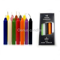 10 PCS Colored Spell Chime Candle Spiritual Magic Taper Candle for Witch Wiccan Altar Unscented Religion Candle