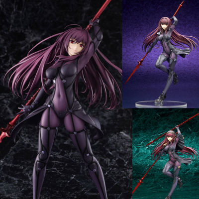 Fate Stay Night Gsc อะนิเมะ30เซนติเมตรสีม่วงต่อสู้ถุงน่อง Scathach รูปการกระทำพีวีซีของเล่นตุ๊กตาของสะสมของขวัญวันเกิด