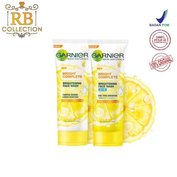 GARNIER BRIGHT COMPLETE FACIAL WASH Lazada Indonesia