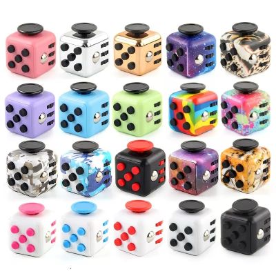 ✽✢❉ April Magic Fidget Cube ของเล่นบรรเทาความเครียด ของเล่นคลายเครียด ปุ่มกด ฟิดเจ็ท เต๋าคลิก ของเล่นคลายเครียด และฝึกสมาธิ