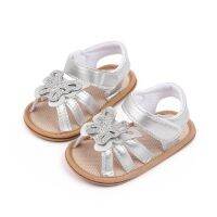 【hot】！ Newborn Baby Sandals Shoes New Leather Rubber Sole Anti-Slip Crib Shoe