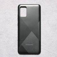 【♘COD Free Cas♘】 SRFG SHOP Samsung A02s ที่อยู่อาศัยที่คลุมประตูด้านหลังเคสปกป้องโทรศัพท์อะไหล่ด้านหลังเคสสำหรับ Galaxy A025 A002f A20s A025m ที่มีโลโก้