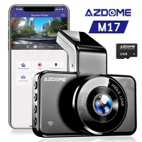 AZDOME M17 กล้องบันทึกรถ กล้อง ติด รถยนต์ กล้องติดหน้ารถ Dash Cam Car Camera กล้องติดรถยนต์ ความละเอียดสูงสุด 1080P กล้องหน้ารถ กล้องรถยนต์ Full HD