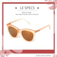 แว่นกันแดด Le Specs รุ่น Halfmoon Magic : Raw Sugar/Gold Revo Mirror Polarized