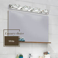 Luxury Crystal Bathroom LED Mirror Light Fixture 12W 9W 6W LED Modern Waterproof Anti-Fog Bath Vanity Wall Mounted Sconces Lamp