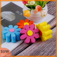 ? SUW 1pcs Car ANTENNA balls Topper Small Flower School BAG จี้สีสุ่ม