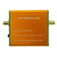 100K-6GHz All Band Amplifier HF FM VHF UHF RF Preamplifier High Linearity Ultra-Low Noise Gain Amplifier