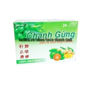 Kẹo ngậm CHANH GỪNG giảm ho, khan tiếng, ho có đờm - HỘP 24 viên