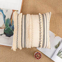 2021Bohemian Style Cotton Cushion Cover 30x50cm45x45cm Pillow Cover Beige for Sofa BedHome Decorative