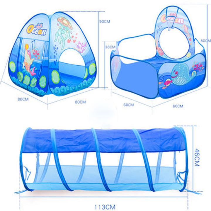 3-pcslot-baby-playpen-portable-playpen-for-children-folding-baby-playground-child-tent-with-crawling-tunnel-ball-pool-baby-park
