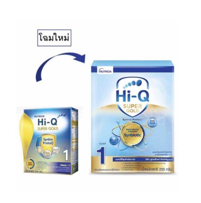 hi-q-นมผง-ไฮคิว-ซูเปอร์โกลด์-ซินไบโอโพรเทค-สูตร1-นมผงสำหรับเด็กแรกเกิด-1ปี-ขนาด-250-กรัม-1-กล่อง