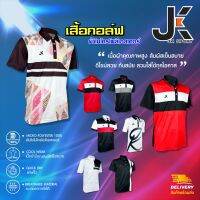 เสื้อกอล์ฟ เสื้อโปโล - JK SPORT ผ้าไมโครโพลีเอสเตอร์ / สินค้าพร้อมส่ง