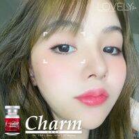 ?ขายดีที่1 มีค่าสายตา? Lovelylens Charm Mini Basis Gray Brown Choco บิ๊กอาย สุดปัง คอนแทคเลนส์ รายเดือน มีอย แถมตลับฟรี  เลนส์นิ่ม สวยปัง