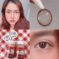 ✨  Azahe brown (Lovely lens) ขนาดมินิ Mini ✔️เลนส์จดทะเบียนเป็นเครื่องมือทางแพทย์ ??เลนส์เกาหลีนำเข้าถูกต้อง??