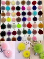 【CW】 5pcs Detachable Fluffy Decorations Faux Fur Charms With Magnetic Base Pompon Jewelry