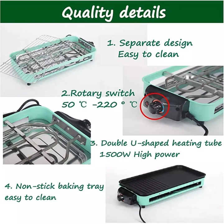 Simple Electric Grill Samgyupsal and Barbeque Easy Cook and Clean