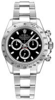 นาฬิกาข้อมือ Rolex Daytona  Steel Bezel Black Ref.116520 (TOP SWISS) 4130  สินค้าพร้อมกล่อง+การ์ด (ขอดูรูปเพิ่มเติมได้ที่ช่องแชทค่ะ