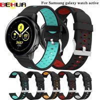 ✴ Pasek do zegarka Samsung Galaxy Watch Active 2 40mm /44mm 42mm Gear Sport S2 20mm opaski Galaxy 42mm wymiana paska do zegarka