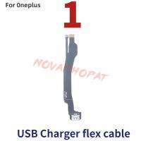 5ชิ้นโนโวแพตสำหรับ1+ Oneplus 5 A5000 / 5T A5010 X 2 3T 6 6T 7 7T ตัวเชื่อมต่อที่ชาร์จยูเอสบีที่ชาร์จพอร์ตสายเคเบิลงอได้