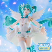 Original SEGA SPM อะนิเมะ Hatsune Miku รูป15th Anniversary Angel Sleeping Beauty Action Figurines Collection ของเล่นของขวัญ