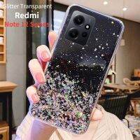 เคสสำหรับ Redmi Note 12 Pro Plus 5G 2023เคสนิ่มใส่โทรศัพท์ซิลิโคนโปร่งใสเคสกากเพชรส่องแสงเป็นประกายวิบวับใสสำหรับ Note12 4G 12Pro 12Pro + 12Proplus เคสเคสโทรศัพท์อ่อนใส