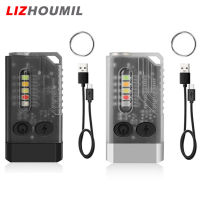 LIZHOUMIL ไฟฉายแบบพกพาขนาดเล็ก1000lm,ไฟตัวดูดแม่เหล็กไฟกันน้ำ Usb-C ชาร์จไฟได้แม่เหล็ก