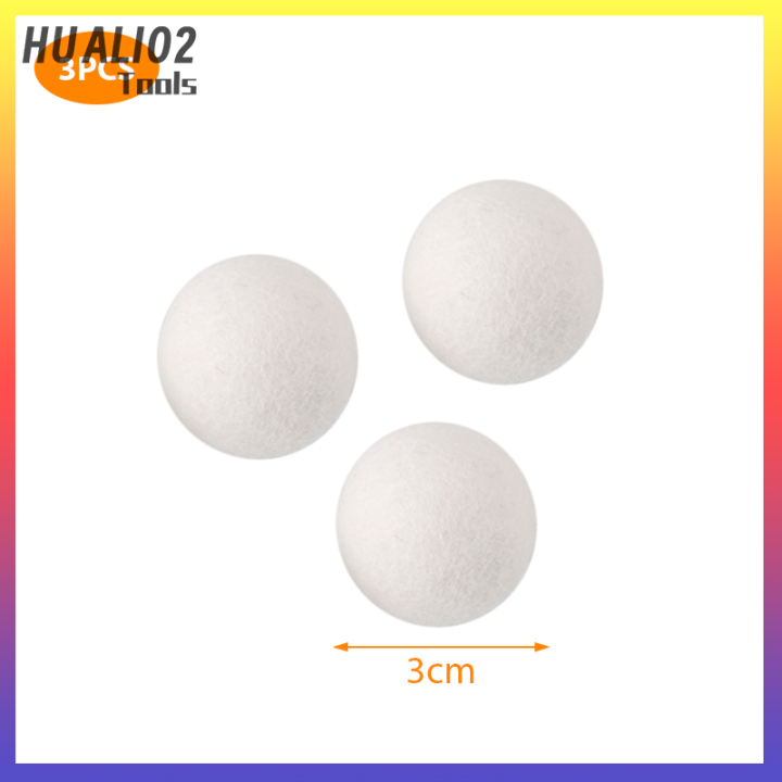 huali02น้ำยาปรับลูกบอลเป่าขนได้3-6ชิ้นใช้ซ้ำได้ลูกแห้งซักผ้าขนแกะสำหรับใช้ในบ้าน