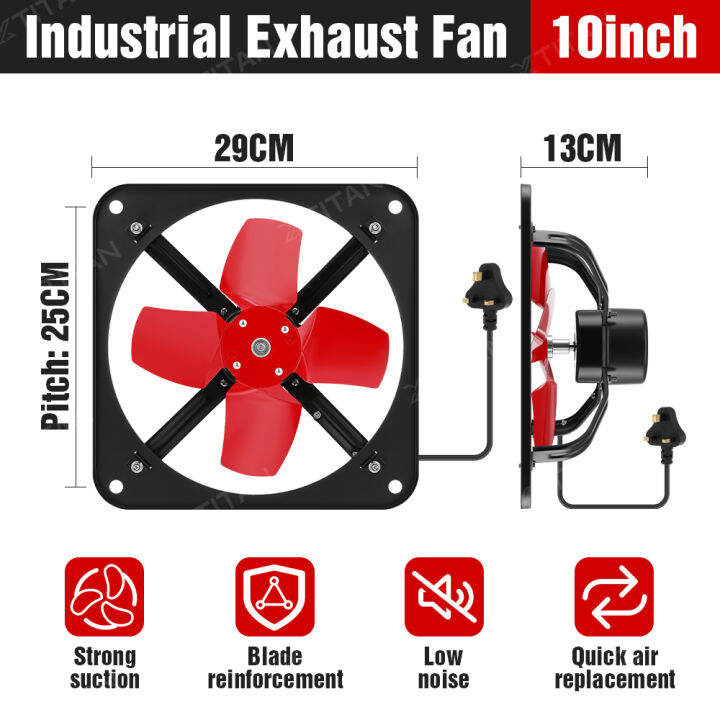 【Ready Stock in KL】10 / 12 / 14 Inch Exhaust Fan Wall Type Industrial