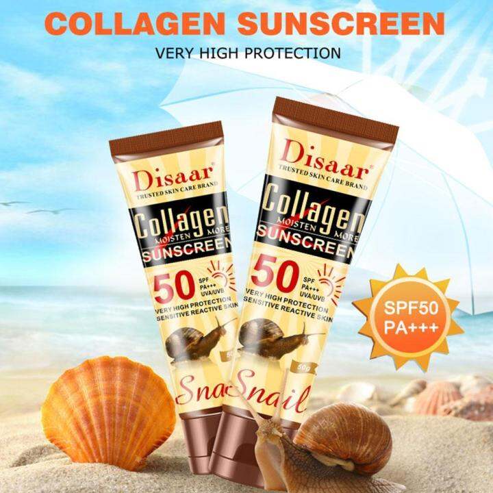 Disaar Spf 50 Facial Sunscreen Cream Vc Sunscreen Lotion Whitening Sunblock With Uva Uvb 8442