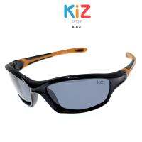 ?แว่นตากันแดดเด็ก สำหรับเด็ก 4-10 ปี K074-3 สีดำส้ม เลนส์กันแดดตัดแสง Polarized วัสดุพิเศษบิดงอได้ ทนทานสูงมาก GEZE KiD