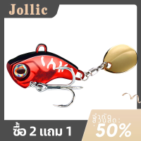 Jollic 1ชิ้นเหยื่อสั่นโลหะหมุนได้เหยื่อสปินเนอร์เหยื่อตกปลา9g 13g 16g 22g เหยื่อตกปลาเทราต์เหยื่อแข็งสำหรับฤดูหนาว