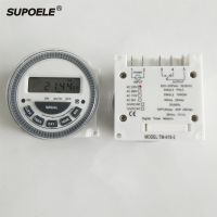 ♠∋❂ Panel Mounted Weekly Programmable Digital Timer Switch Relay Module 30A AC 220V 230V or DC12V With Easily Changable Battery