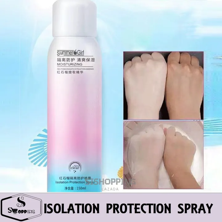 Sunscreen Spray Isolation Protection Spray 150ml Lazada PH