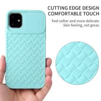 Full Protection Candy Colors Weave Pattern Case For Iphone 12 Mini 11 Pro Max SE X XR XS Max 7 8 Plus Silicone Phone Case Cover