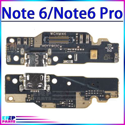 1 Pce แจ็คพอร์ตเครื่องชาร์จ USB สายตัวเชื่อมต่อแบบแท่นยืดหยุ่นสำหรับ Redmi Note 5 5A 5Plus 5Pro 6 6A โมดูลบอร์ดชาร์จ6Pro