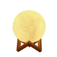 LED Night Light 3D Print Moon Lamp Rechargeable Color Change 3D Light Touch Moon Lamp Childrens Lights Night Lamp for Home