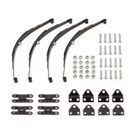 4Pcs 1/10 Rock Crawler Hard Leaf Spring Suspension Stainless Steel Bar for F350 D90 Axial Truck