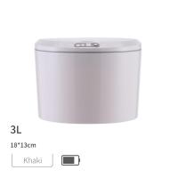 Mini Desktop Trash Can Smart Induction Desktop Storage Bucket Car Storage Bucket Office Supplies Dustbins Sundries Barrel Box