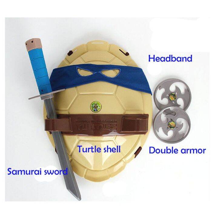 turtles-mutant-ninja-turtle-leo-mikey-raph-don-action-anime-figure-cosplay-shell-props-for-kids-decoration-fantasy-armor-toys