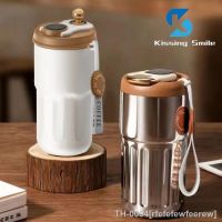 ✸ rfefefewfeerew Aço Inoxidável Hydroflask Garrafa Térmica Inteligente Digital Temperatura Caneca De Café Frascos de vácuo portáteis e Thermoses