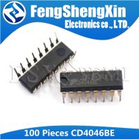 100pcs/lot  CD4046BE CD4046 DIP-16 CD4046BD CMOS MICROPOWER PHASE-LOCKED LOOP WATTY Electronics