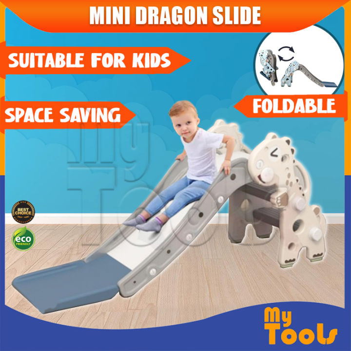 (READY STOCK) Mytools Mini Dragon Foldable Children Playground Slide ...