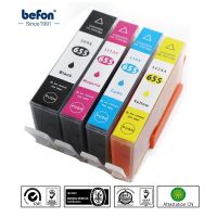 HP655 5525 4615 Befon อะไหล่เข้ากันได้กับหมึก655 6520เครื่องพิมพ์ Deskjet 4525 6525 655 6625 3525สำหรับสแกนเนอร์