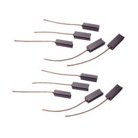 10PCS Carbon Brushes Wire Leads Generator Generic Electric Motor Brush Motor Regulator Carbon Brush Replacement 4.5x6.5x20mm Rotary Tool Parts Accesso