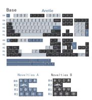 （Miss qis keycap） G-MKY Keycaps CHERRY Profile DOUBLE SFONT PBT KeycapsFont ForSwitch Mechanical Keyboard