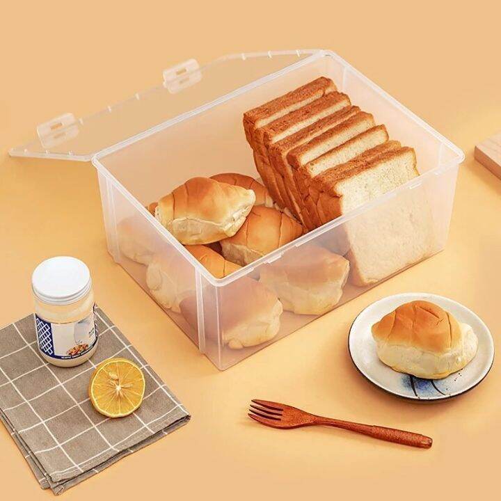 🔥 Fast delivery🔥1Pcs Bread Container Storage Box Kitchen Dispenser