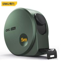 [QQL Hardware Tools]Deli 1ชิ้นมัลติฟังก์ชั่ดิจิตอลเทปวัดคาร์บอนเหล็กวัสดุเทปวัดหดงานไม้เครื่องมือช่างแบบพกพา